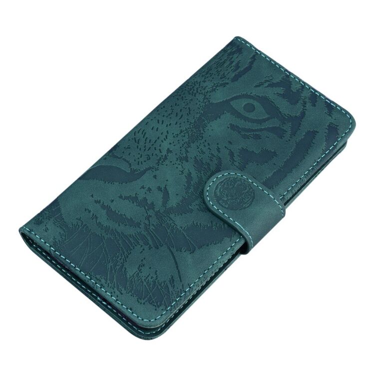 Чехол-книжка Deexe Tiger для Motorola Edge 50 Neo - Green: фото 3 из 7