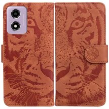 Чохол-книжка Deexe Tiger для Motorola Moto E14 / G04s - Brown: фото 1 з 7