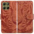Чохол-книжка Deexe Tiger для Motorola Moto G15 - Brown (372626Z)