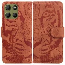 Чехол-книжка Deexe Tiger для Motorola Moto G15 - Brown: фото 1 из 7