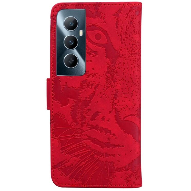 Чохол-книжка Deexe Tiger для Realme C65 - Red: фото 6 з 7