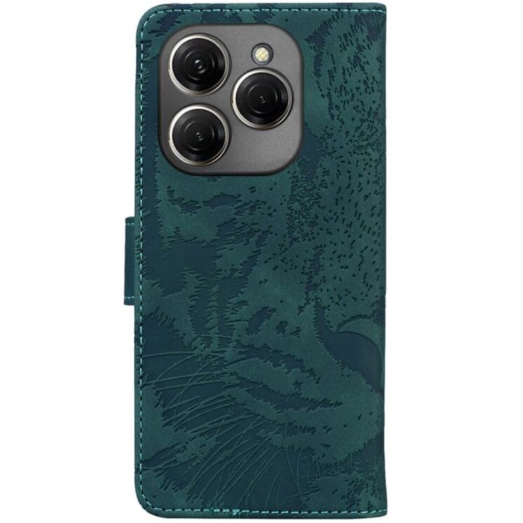 Чехол-книжка Deexe Tiger для TECNO Spark 20 Pro - Green: фото 6 из 7