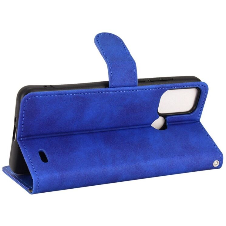 Чехол-книжка Deexe Vintage Book для ZTE Blade A52 - Blue: фото 5 из 10
