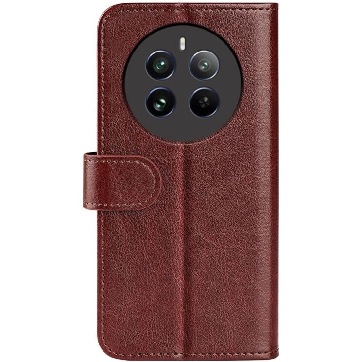 Чехол-книжка Deexe Wallet Style для Realme 12 / 12 Plus - Brown: фото 5 из 7