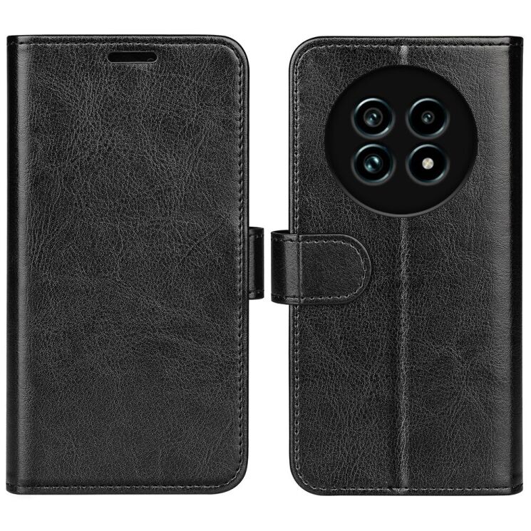 Чехол-книжка Deexe Wallet Style для Realme 13 Pro / 13 Pro Plus - Black: фото 1 из 7