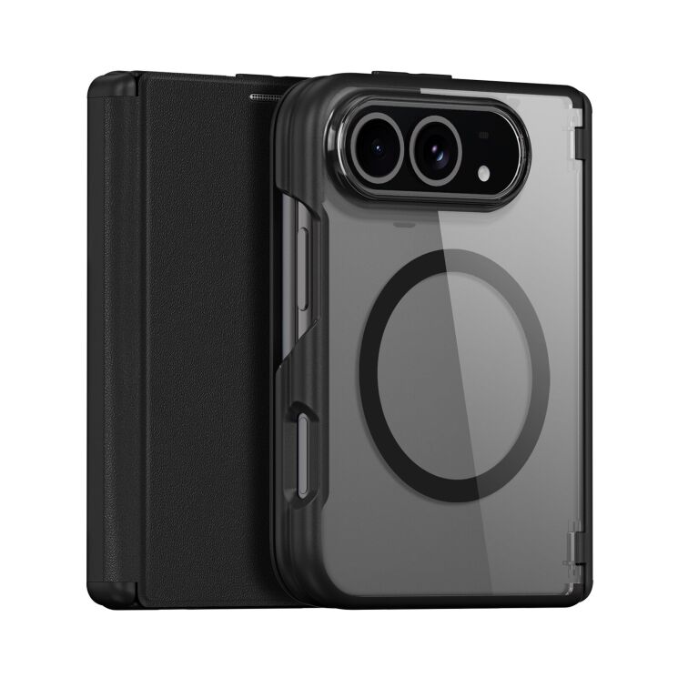Чехол-книжка DUX DUCIS Skin X Pro Magnetic (FF) для iPhone Duo - Black: фото 1 из 11