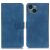 Чехол-книжка KHAZNEH Retro Wallet для Apple iPhone 15 - Blue: фото 1 из 9