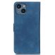 Чехол-книжка KHAZNEH Retro Wallet для Apple iPhone 15 - Blue (371519L). Фото 6 из 9
