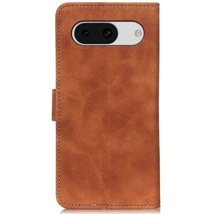 Чехол-книжка KHAZNEH Retro Wallet для Google Pixel 8A - Brown: фото 5 из 8
