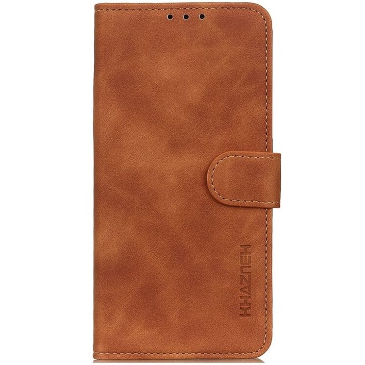 Чехол-книжка KHAZNEH Retro Wallet для Motorola Edge 50 Neo - Brown: фото 4 из 8