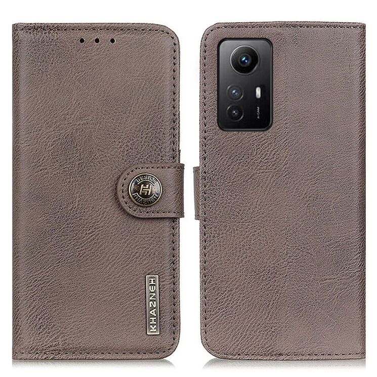 Чохол-книжка KHAZNEH Wallet Cover для Xiaomi Redmi Note 12S - Khaki: фото 1 з 9