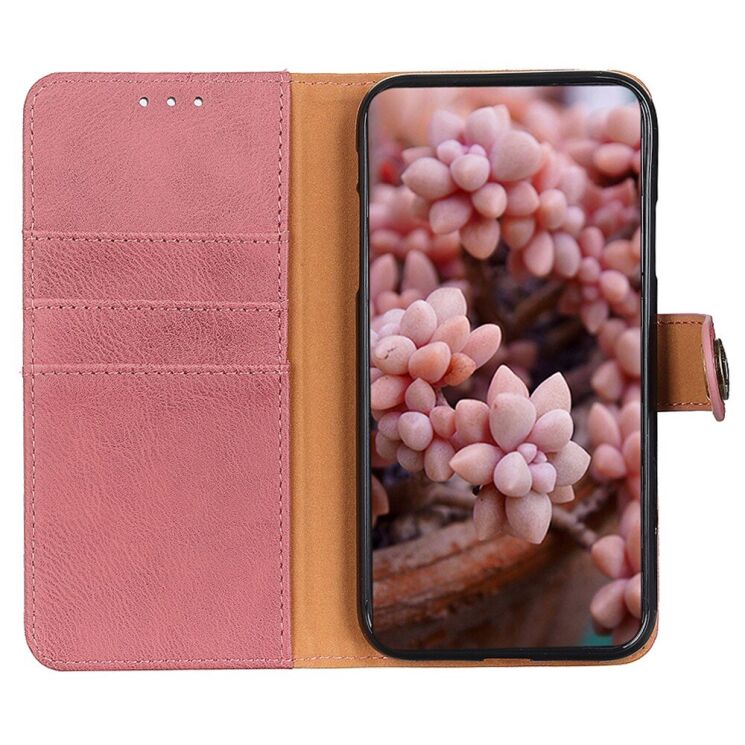 Чехол-книжка KHAZNEH Wallet Cover для Xiaomi Redmi Note 13 Pro+ - Pink: фото 2 из 8