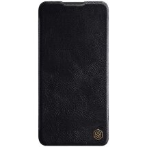 Чехол-книжка NILLKIN Qin Pro для Xiaomi Poco X4 Pro - Black: фото 1 из 20