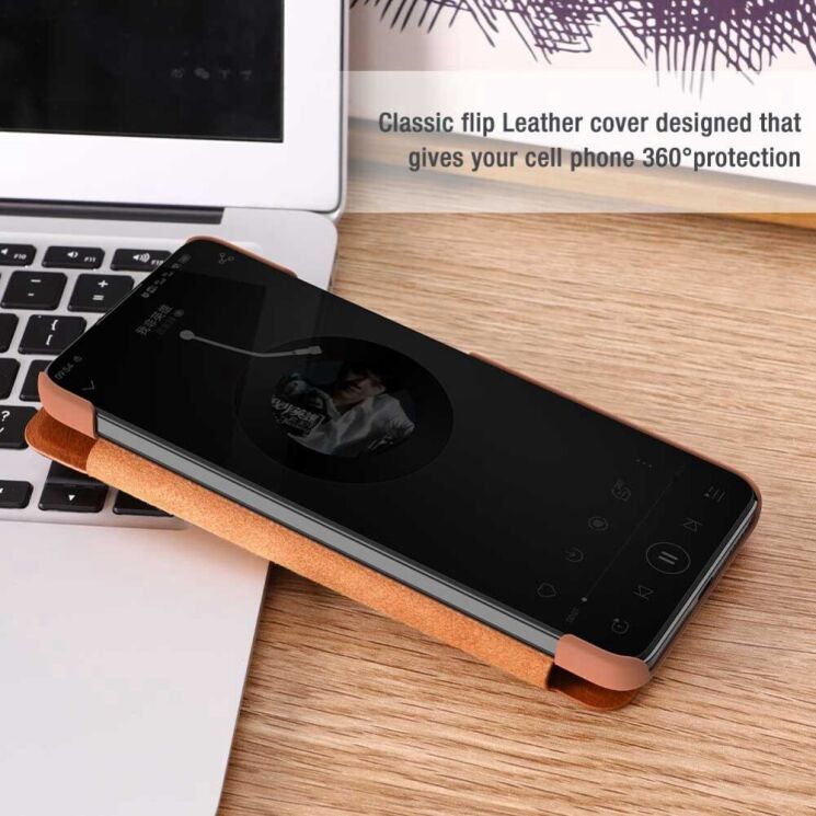Чохол-книжка NILLKIN Qin Pro для Xiaomi Poco X4 Pro - Black: фото 16 з 20
