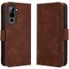 Чехол-книжка с карманами Deexe Wallet Stand для Infinix Hot 70 - Brown (422006Z). Фото 1 из 17