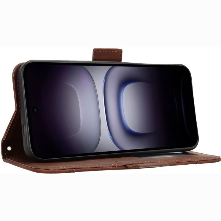Чехол-книжка с карманами Deexe Wallet Stand для Infinix Hot 70 - Brown (422006Z) Чехол-книжка с карманами Deexe Wallet Stand для Infinix Hot 70 - Brown: фото 6 из 17