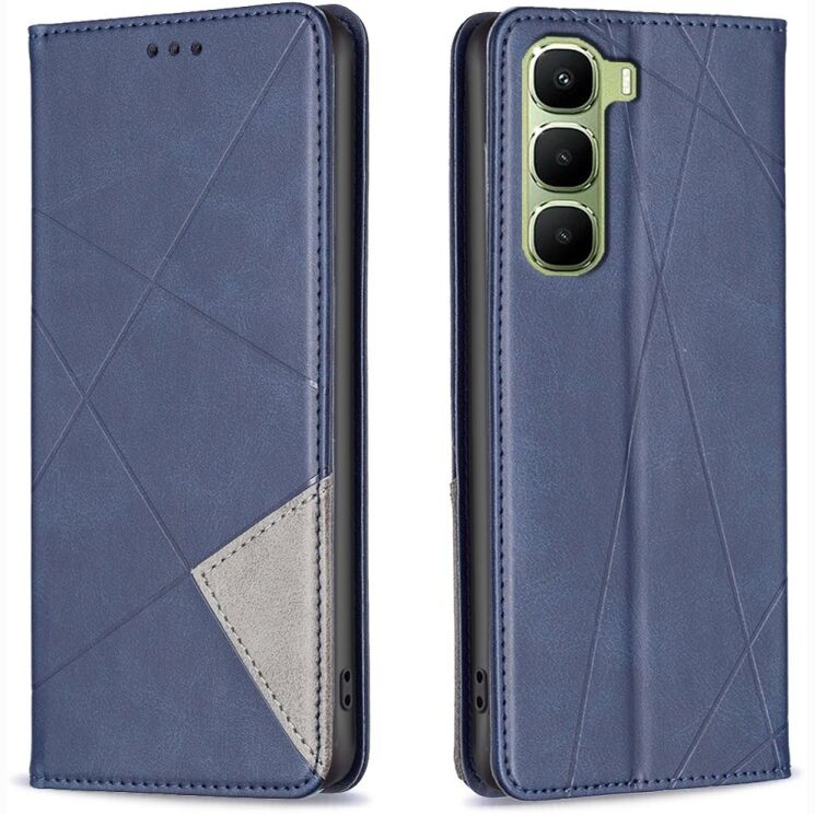 Чохол-книжка з кишеньками UniCase Geometric Pattern для Infinix Hot 70 - Blue (422001L) Чохол-книжка з кишеньками UniCase Geometric Pattern для Infinix Hot 70 - Blue: фото 1 з 10