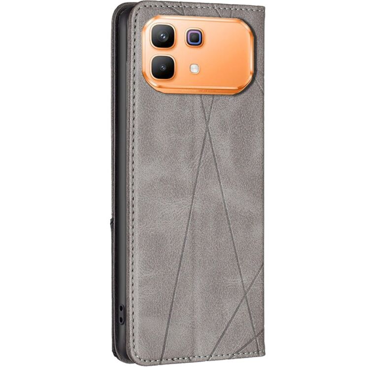 Чохол-книжка з кишеньками UniCase Geometric Pattern для Infinix Note 60 / 60 Pro - Grey (409300H) Чохол-книжка з кишеньками UniCase Geometric Pattern для Infinix Note 60 / 60 Pro - Grey: фото 3 з 10