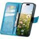 Чохол-книжка з малюнком UniCase Butterfly Pattern для OPPO Reno 16 / 16 Pro - Blue (413214L). Фото 2 з 14