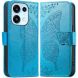 Чохол-книжка з малюнком UniCase Butterfly Pattern для OPPO Reno 16 / 16 Pro - Blue (413214L). Фото 1 з 14
