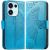 Чехол-книжка с рисунком UniCase Butterfly Pattern для OPPO Reno 16 / 16 Pro - Blue: фото 1 из 14