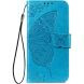 Чохол-книжка з малюнком UniCase Butterfly Pattern для OPPO Reno 16 / 16 Pro - Blue (413214L). Фото 4 з 14