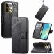 Чехол-книжка с рисунком UniCase Butterfly Pattern для Realme 16 Pro - Black (428030B). Фото 7 из 9