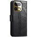 Чехол-книжка с рисунком UniCase Butterfly Pattern для Realme 16 Pro - Black (428030B). Фото 6 из 9