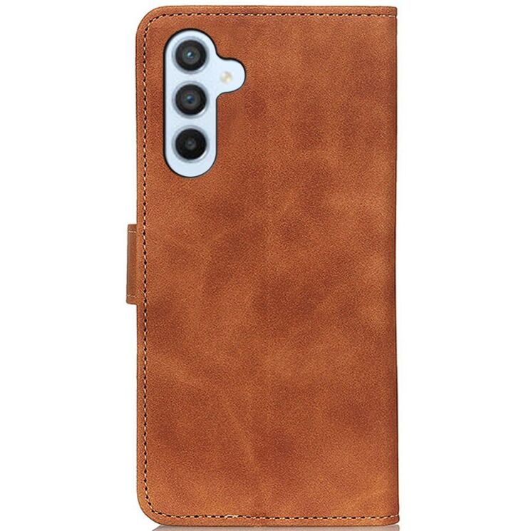 Чехол-книжка с застежкой KHAZNEH Retro Wallet для Samsung Galaxy S26 Plus - Brown: фото 5 из 8