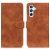 Чехол-книжка с застежкой KHAZNEH Retro Wallet для Samsung Galaxy S26 Plus - Brown: фото 1 из 8