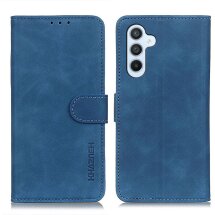 Чехол-книжка с застежкой KHAZNEH Retro Wallet для Samsung Galaxy S26 (S942) - Blue: фото 1 из 8