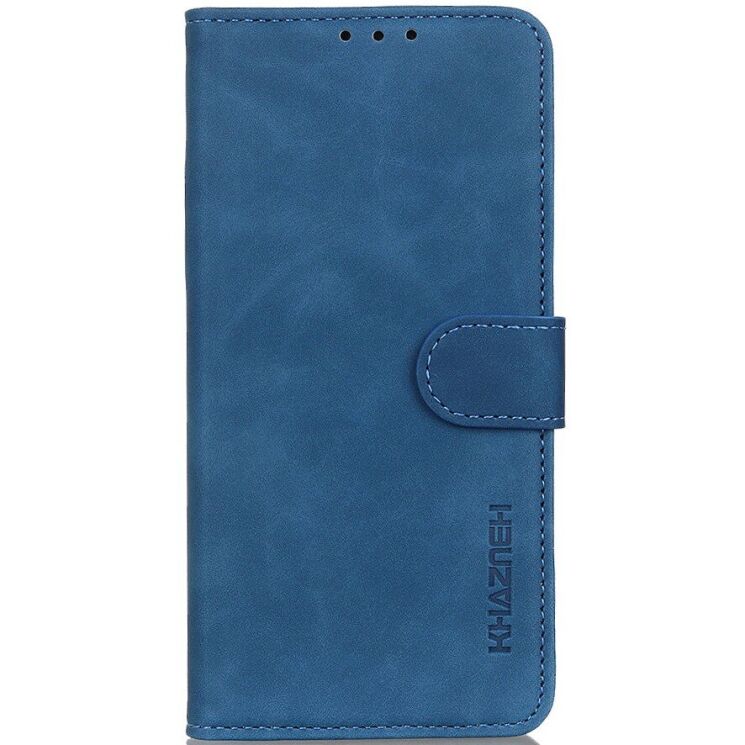 Чехол-книжка с застежкой KHAZNEH Retro Wallet для Samsung Galaxy S26 (S942) - Blue: фото 4 из 8