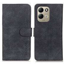 Чохол-книжка з застібкою KHAZNEH Retro Wallet для Xiaomi Redmi 17 - Black: фото 1 з 8