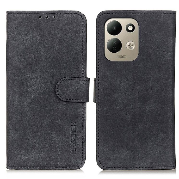 Чехол-книжка с застежкой KHAZNEH Retro Wallet для Xiaomi Redmi 17 - Black (429003B) Чехол-книжка с застежкой KHAZNEH Retro Wallet для Xiaomi Redmi 17 - Black: фото 1 из 8