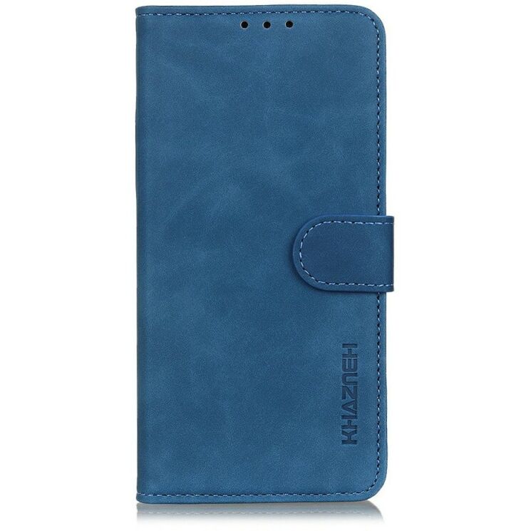 Чехол-книжка с застежкой KHAZNEH Retro Wallet для Xiaomi Redmi A7 Pro - Blue: фото 5 из 8