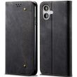 Чехол-книжка UniCase Jeans Wallet для Apple iPhone 16 - Black (360711B)