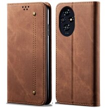 Чехол-книжка UniCase Jeans Wallet для Honor 200 Pro - Coffee: фото 1 из 6