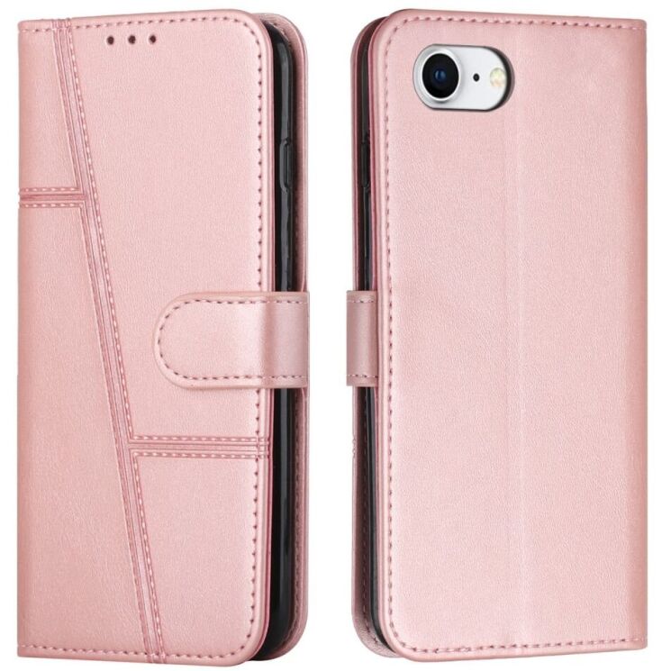 Чехол-книжка UniCase Jet Cover для Apple iPhone 16e - Rose Gold: фото 1 из 10