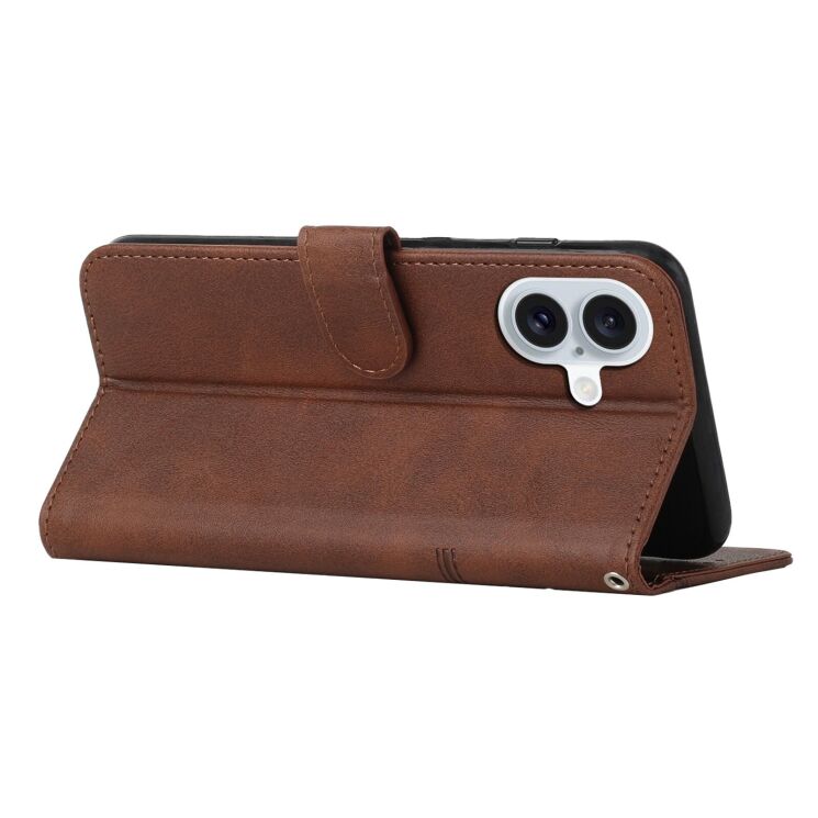 Чохол-книжка UniCase Jet Cover для Apple iPhone 17 - Brown: фото 3 з 11