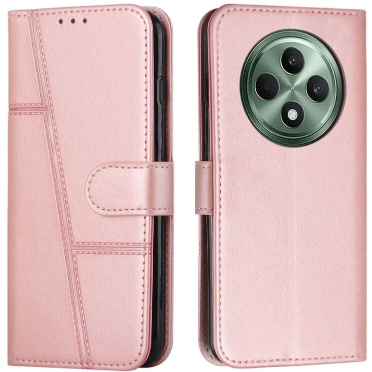 Чехол-книжка UniCase Jet Cover для OPPO Reno 12 F/FS - Rose Gold: фото 1 из 10