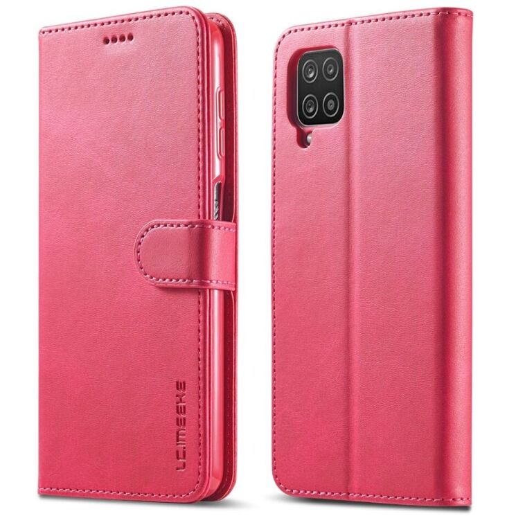 Чехол LC.IMEEKE Wallet Case для Samsung Galaxy A22 (A225) / M22 (M225) - Red: фото 1 из 17