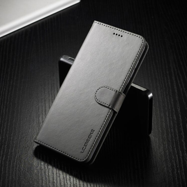 Чехол LC.IMEEKE Wallet Case для Samsung Galaxy M62 - Grey: фото 2 из 10