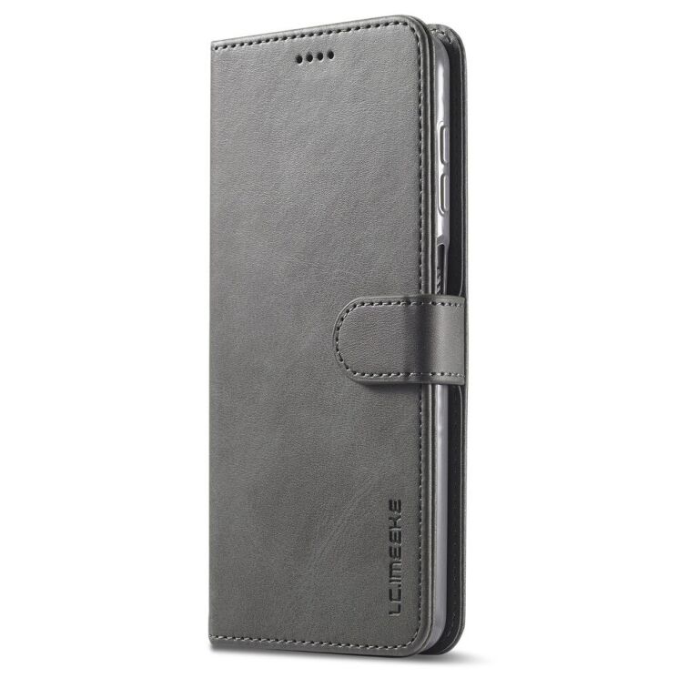 Чехол LC.IMEEKE Wallet Case для Samsung Galaxy M62 - Grey: фото 3 из 10