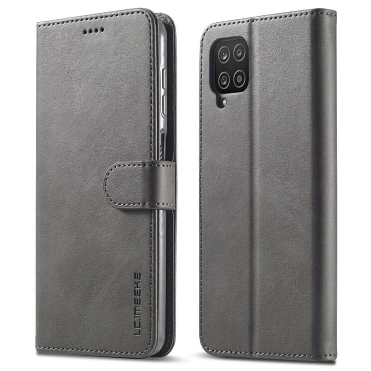 Чехол LC.IMEEKE Wallet Case для Samsung Galaxy M62 - Grey: фото 1 из 10