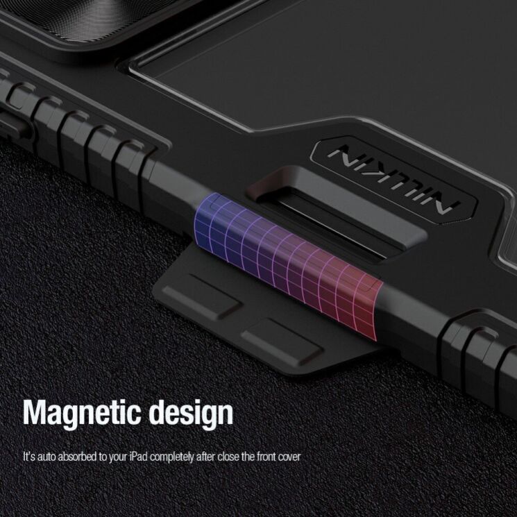 Чехол NILLKIN Bumper Leather Case Pro для Xiaomi Pad 7 / 7 Pro - Blue: фото 15 из 20