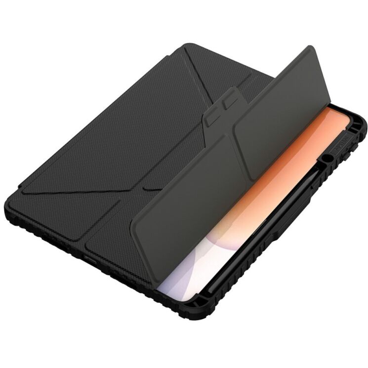Чехол NILLKIN Bumper Leather Case Pro для Xiaomi Pad 7 / 7 Pro - Black: фото 5 из 20