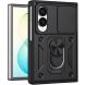 Чохол (PC+TPU) з підставкою Deexe Armor Shield (FF) для Samsung Galaxy Fold 8 - Black (424572B). Фото 1 з 9