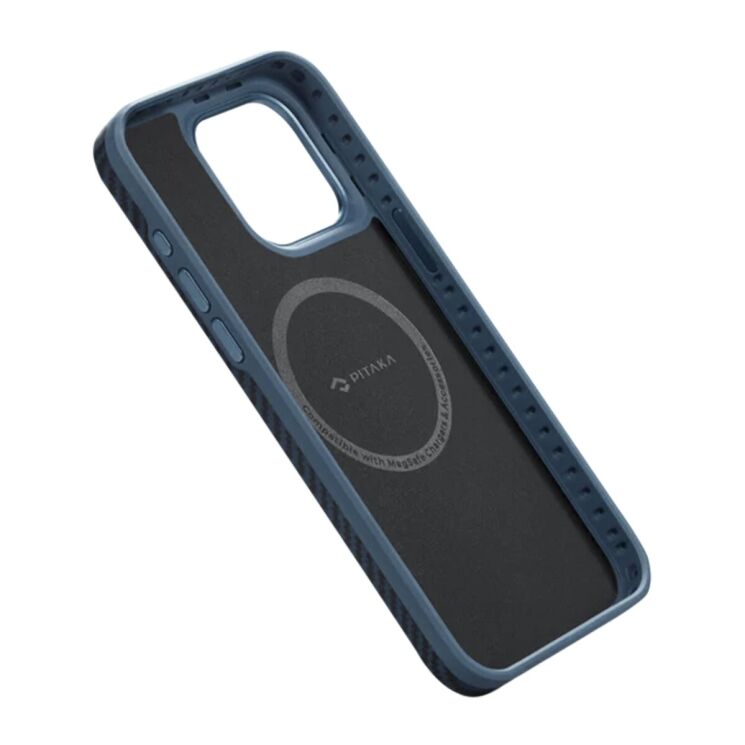 Чохол Pitaka MagEZ Case Pro 4 для Apple iPhone 15 Pro (KI1508PPA) - Blue / Black: фото 3 з 6