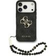 Чохол з ремінцем Guess 4G Strap 4G Classic Logo для iPhone 17 Pro (GUHCP17LP4GMGSK) - Black (403268B)