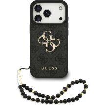 Чохол з ремінцем Guess 4G Strap 4G Classic Logo для iPhone 17 Pro (GUHCP17LP4GMGSK) - Black: фото 1 з 9